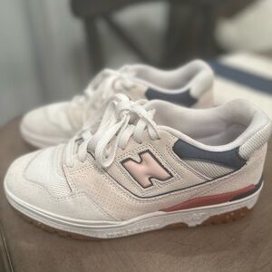 New Balance 550 White and Pink